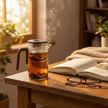 Rituo™ – Szklany Zaparzacz Premium z Systemem "One-Click"