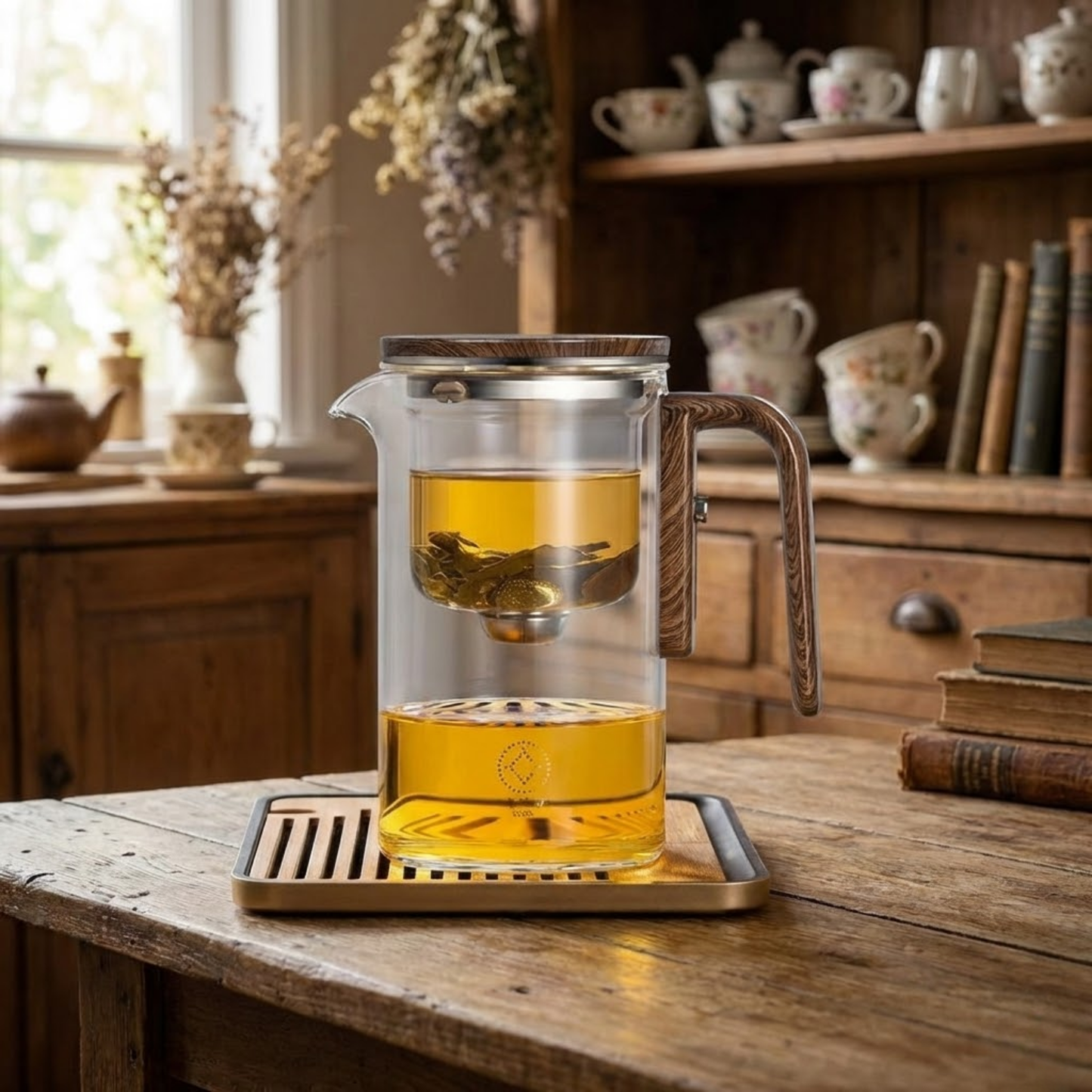 Rituo™ – Szklany Zaparzacz Premium z Systemem "One-Click"